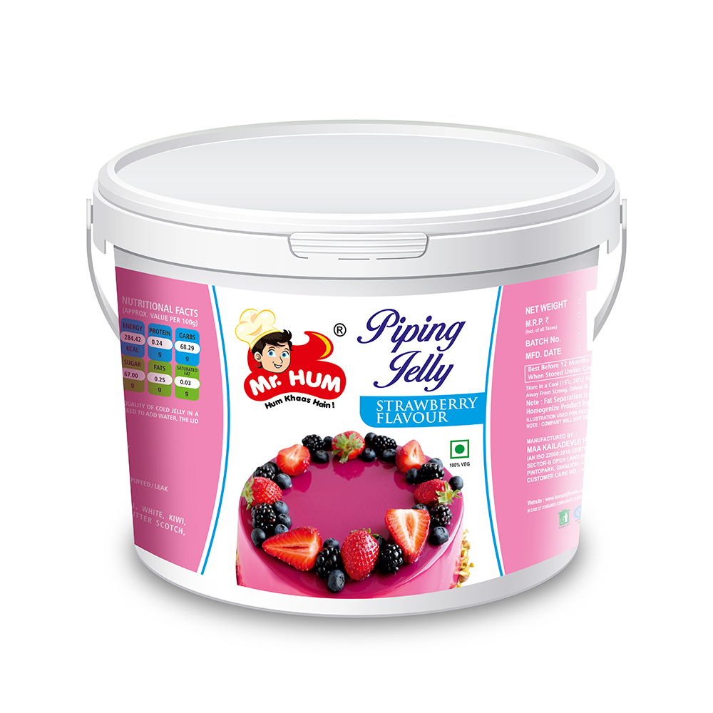 Piping Jelly Strawberry Flavour